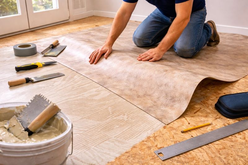 Sheet Vinyl Installation in Summit County, OH