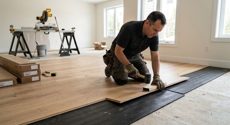 Engineered Wood Installation in Strongsville, OH