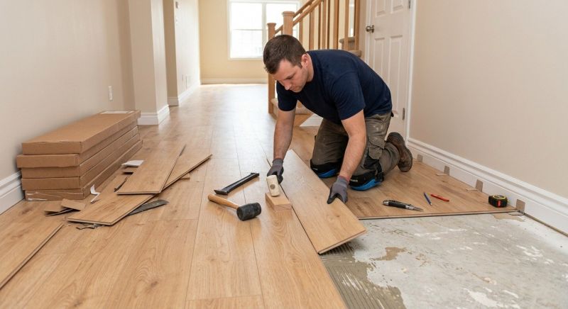 Laminate Floor Installation in Solon, OH