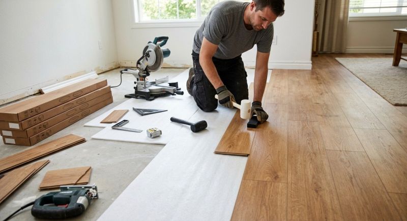 Laminate Floor Replacement in Bedford, OH