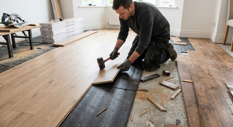 Laminate Floor Replacement in Berea, OH
