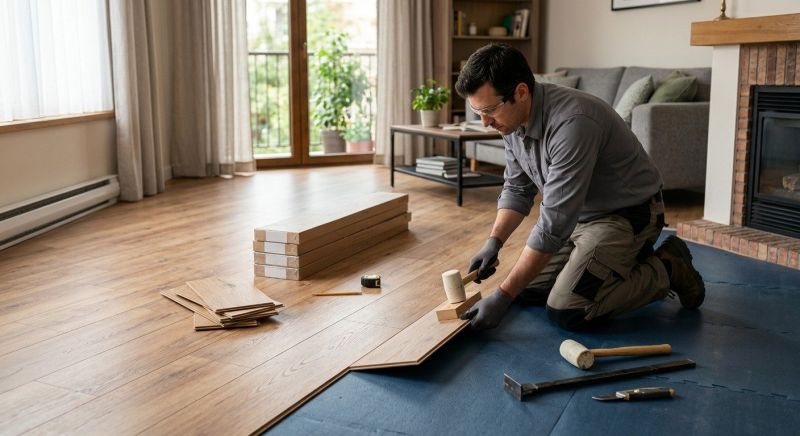 Laminate Floor Replacement in Brecksville, OH