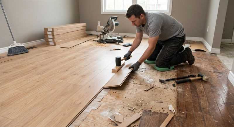 Laminate Floor Replacement in Lorain County, OH