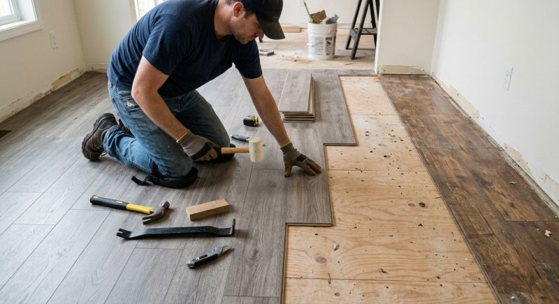 Laminate Floor Replacement in Lorain, OH