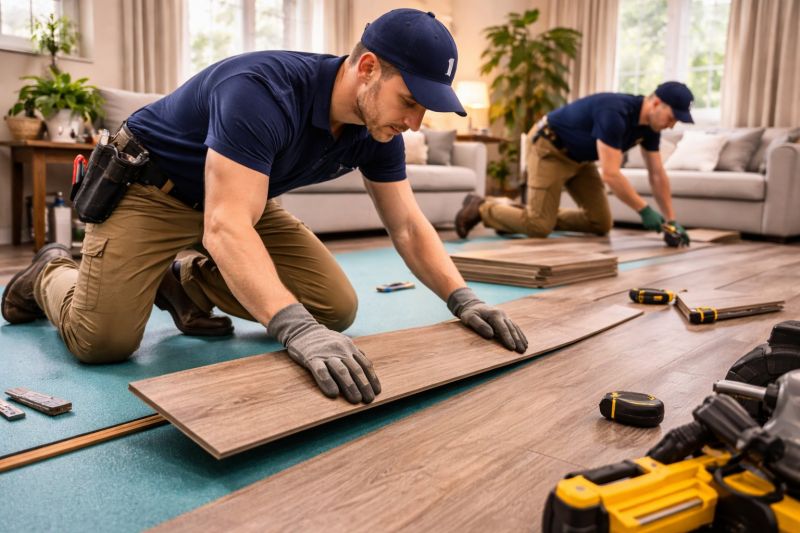 Laminate Floor Replacement in Richfield, OH