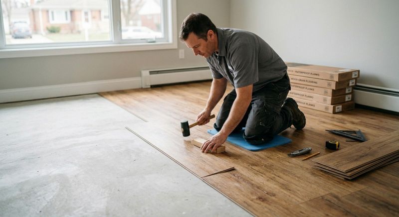Linoleum Floor Installation in Chagrin Falls, OH