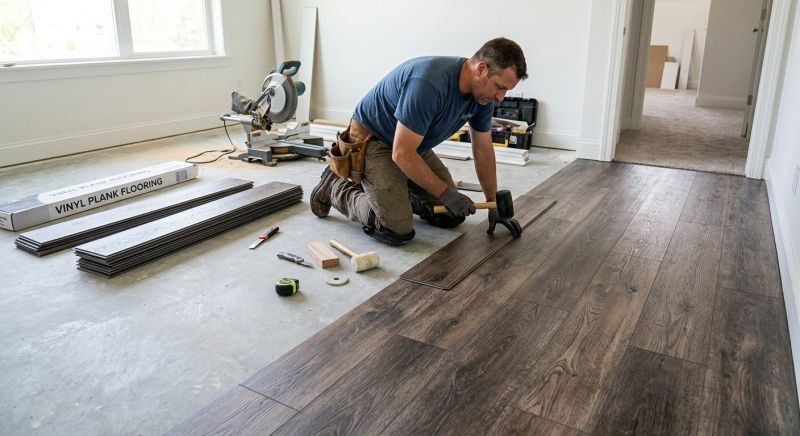 Linoleum Floor Installation in Lagrange, OH