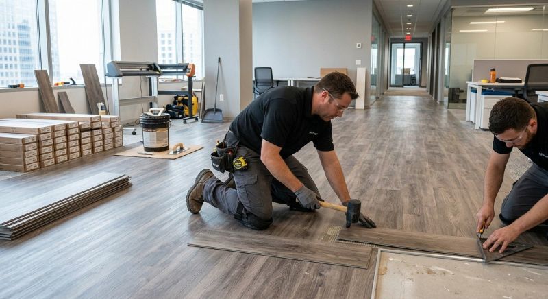 Linoleum Floor Installation in Lagrange, OH