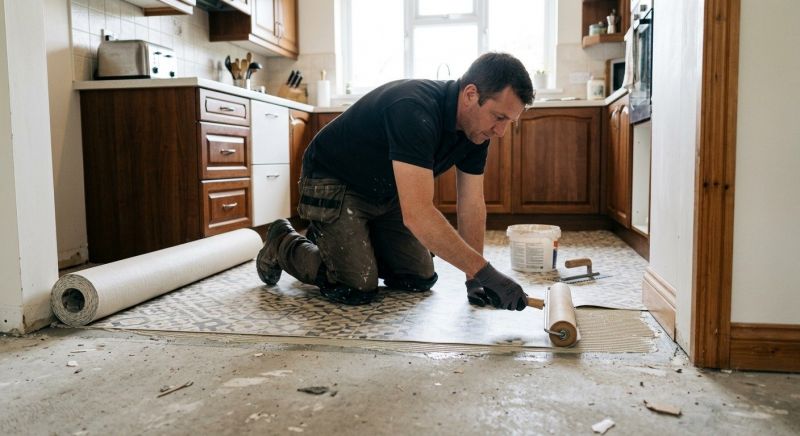 Linoleum Floor Installation in Wellington, OH