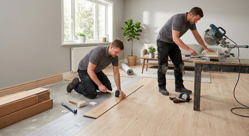 Plank Laminate Installation in Strongsville, OH