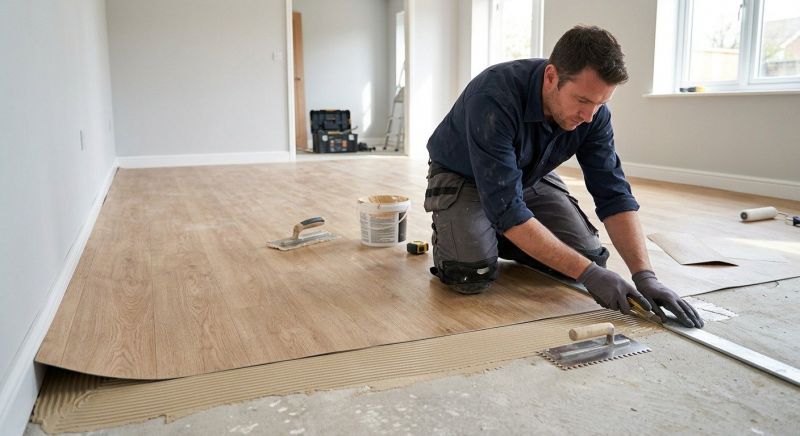 Sheet Flooring Installation in Hudson, OH